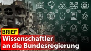 Brief von Wissenschaftlern an die Bundesregierung