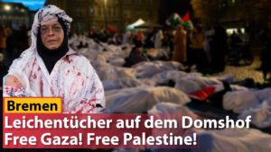 Leichentücher auf dem Domshof