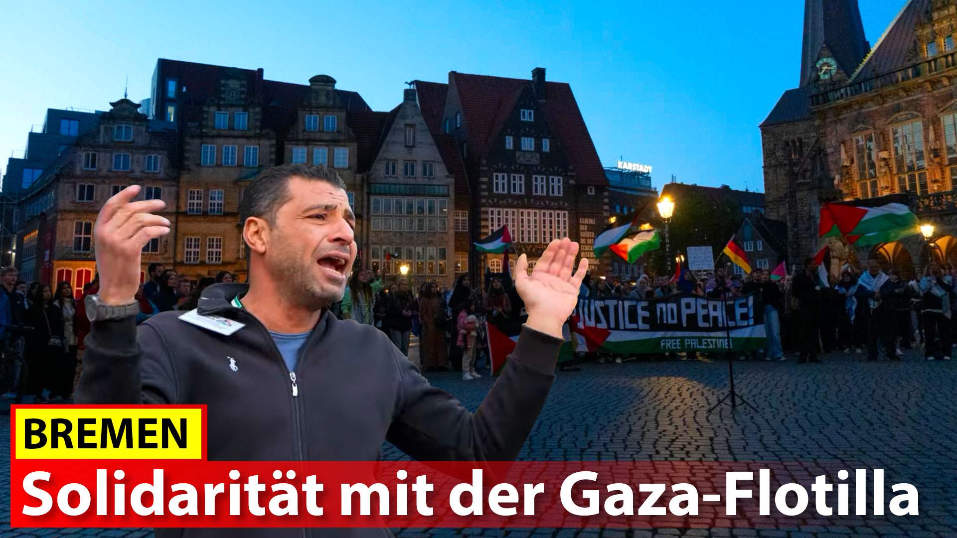 Solidarität mit der Gaza-Flotilla
