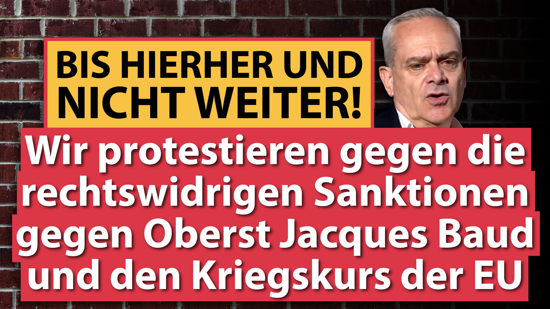 Bis hierher und nicht weiter