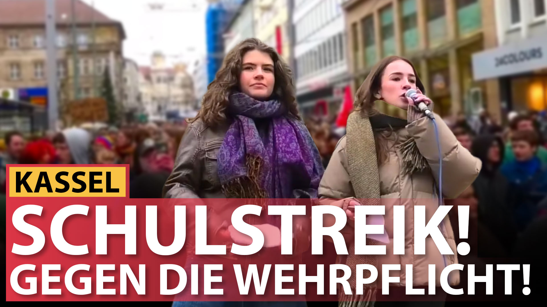 Schulstreik gegen die Wehrpflicht