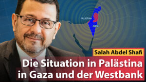 Einer der wichtigsten Diplomaten Palästinas, der Botschafter in Wien spricht über: Die Situation in Gaza und der Westbank – Entwicklungen, Perspektiven, Position und Arbeit der offiziellen Politik der PA in Ramallah