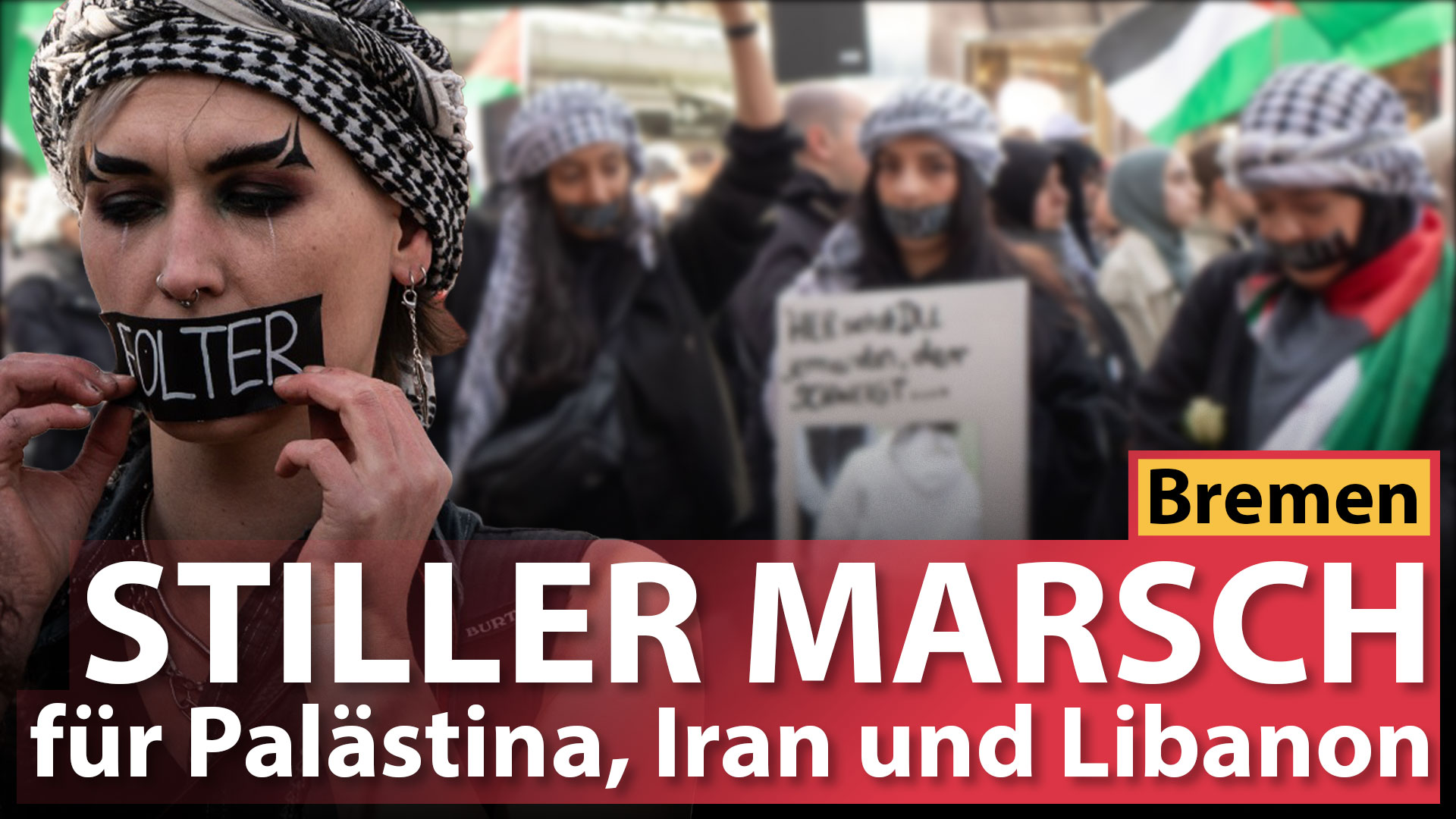 Zum ersten Mal seit Jahren werden wir nicht rufen. Nicht schreien und nicht diskutieren. Wir werden schweigen und stumm durch Bremen marschieren. Unser Schweigen ist kein Zeichen von Schwäche. Es ist ein Spiegel.