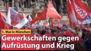 Das kurze Video zeigt v.a. Auszüge aus der Rede vom DGB Jugendsekretär, der u.a. den Kampf gegen die Wehrpflicht fordert, es folgt großer Zuspruch und Applaus der Demonstranten.