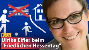 Ulrike Eifler beim Friedlichen Hessentag