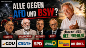 Diether begrüßt bekanntesten Geistlichen Deutschlands: Jürgen Fliege. Sie blicken hinter die Kulissen von Kirche und Politik, analysieren „Brandmauer“ und diskutieren, warum der wahre Frieden oft an der Kasse scheitert.