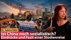 Eindrücke und Fazit einer Studienreise, die Sabine Kebir mit einer Autorengruppe im Mai 2026 nach China unternahm. Es kam zu hoch informativen Treffen mit Intellektuellen, Vertretern der Wirtschaft und der KPCH.