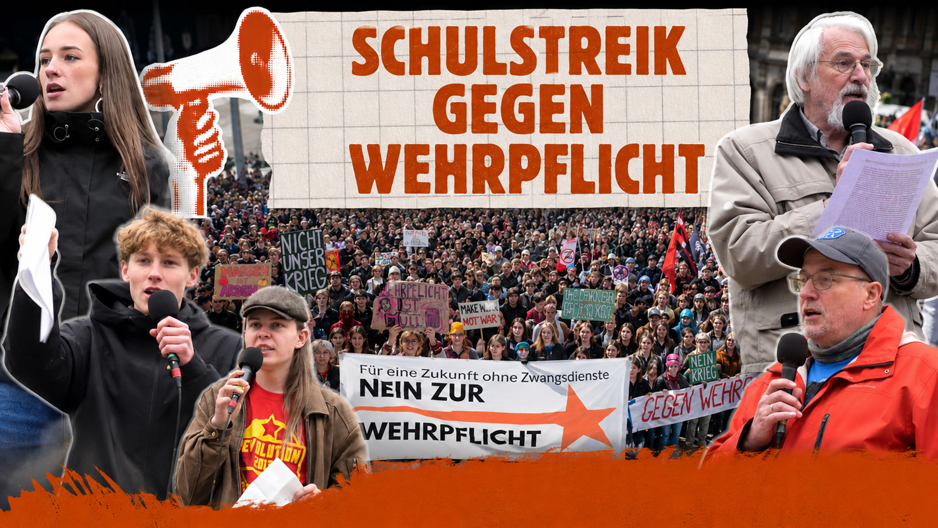 Eine bundesweite Konferenz von Schulstreikaktivisten gegen Wehrpflicht hat im Juli 2026 in Essen die weiteren Aktionen an und vor Schulen und in Städten ausgewertet sowie erneute Aktionen für den 25. September 2026 beschlossen.