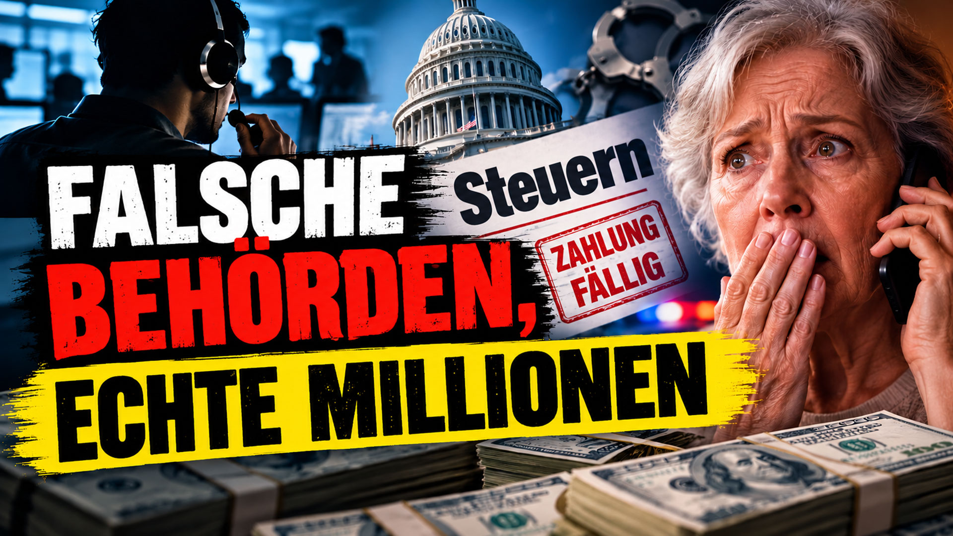 Falsche Behörden, echte Millionen